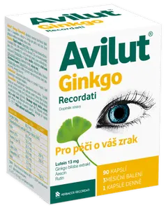 Avilut Ginkgo Recordati 90 kapslí